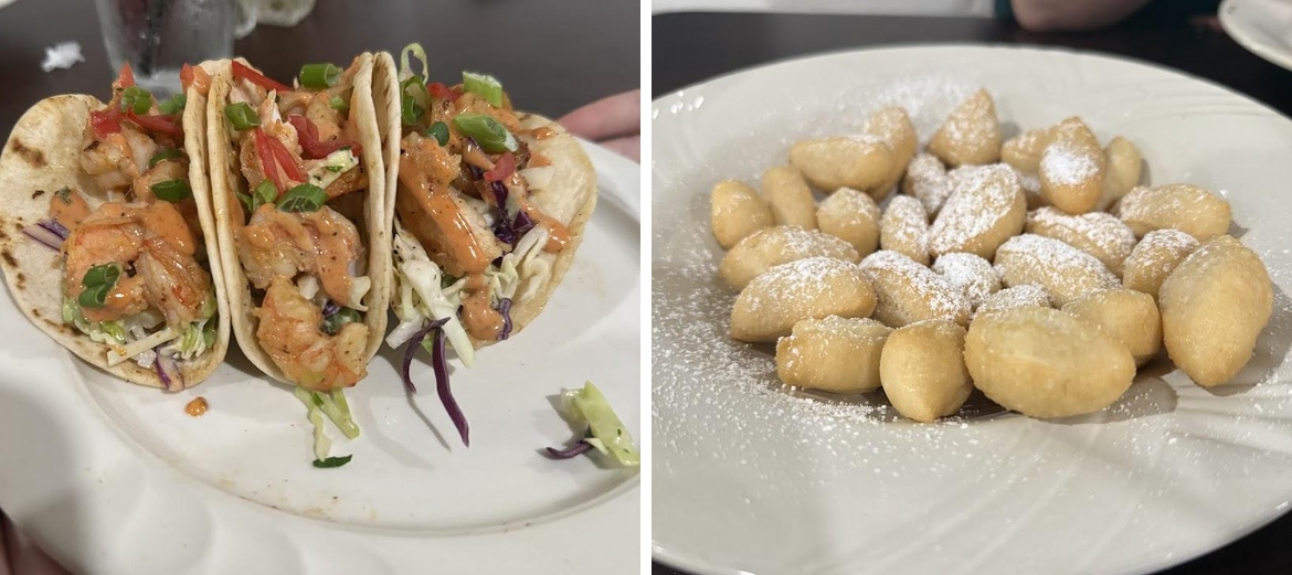 Lafourche Landing Menu
